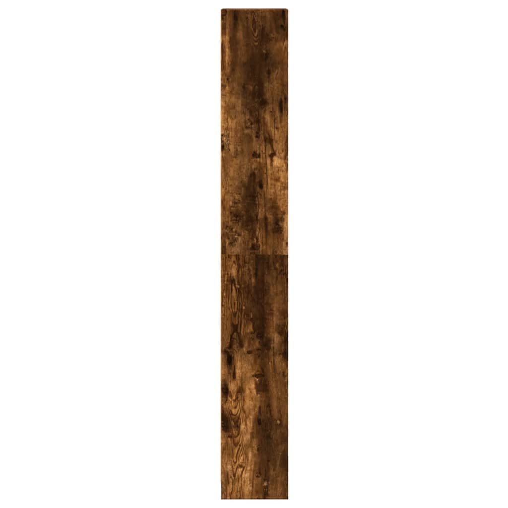 Bokhylle røkt eik 40x24x176 cm konstruert tre