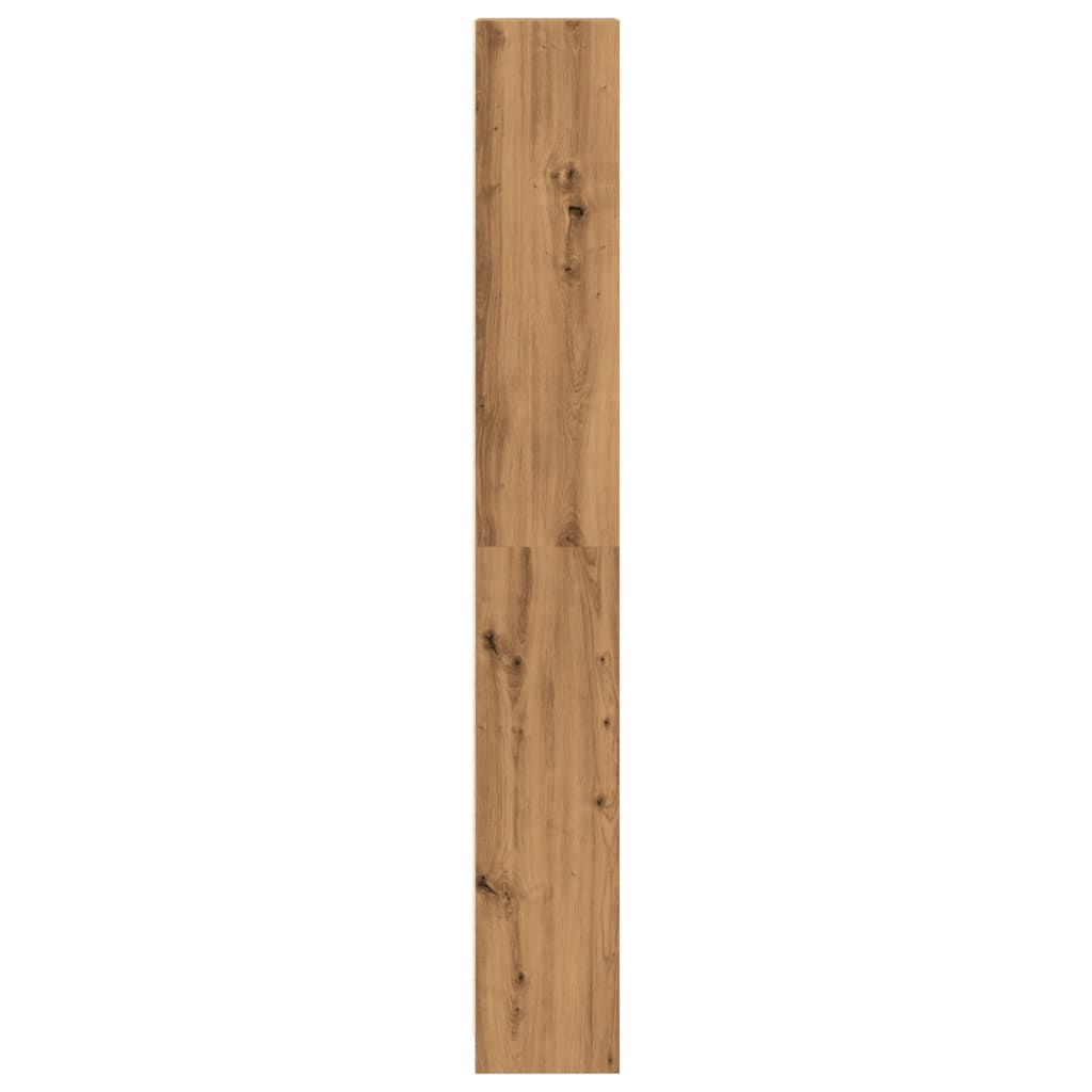 Bokhylle kunstig eik 40x24x176 cm konstruert tre