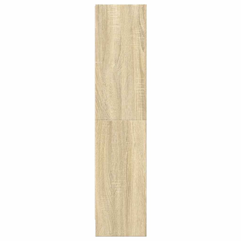 Bokhylle sonoma eik 60x24x109 cm konstruert tre