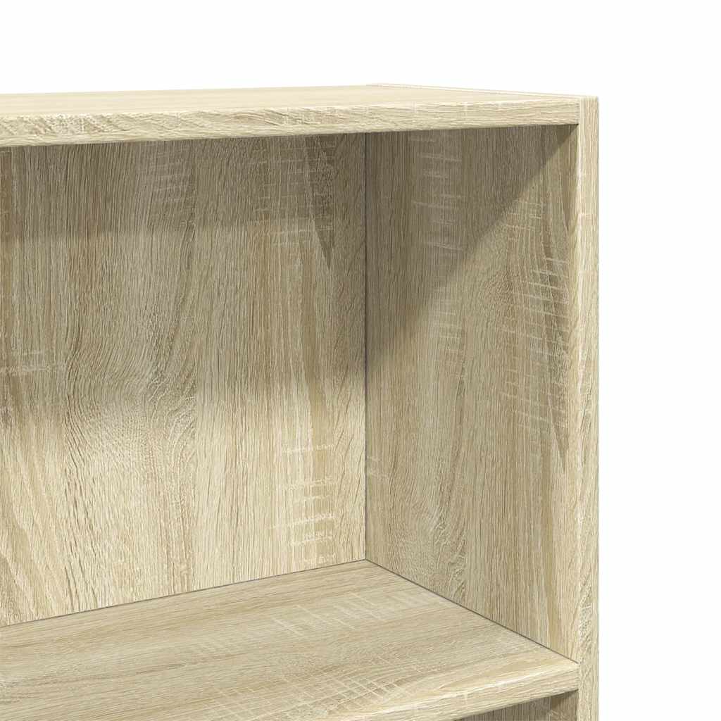 Bokhylle sonoma eik 60x24x109 cm konstruert tre