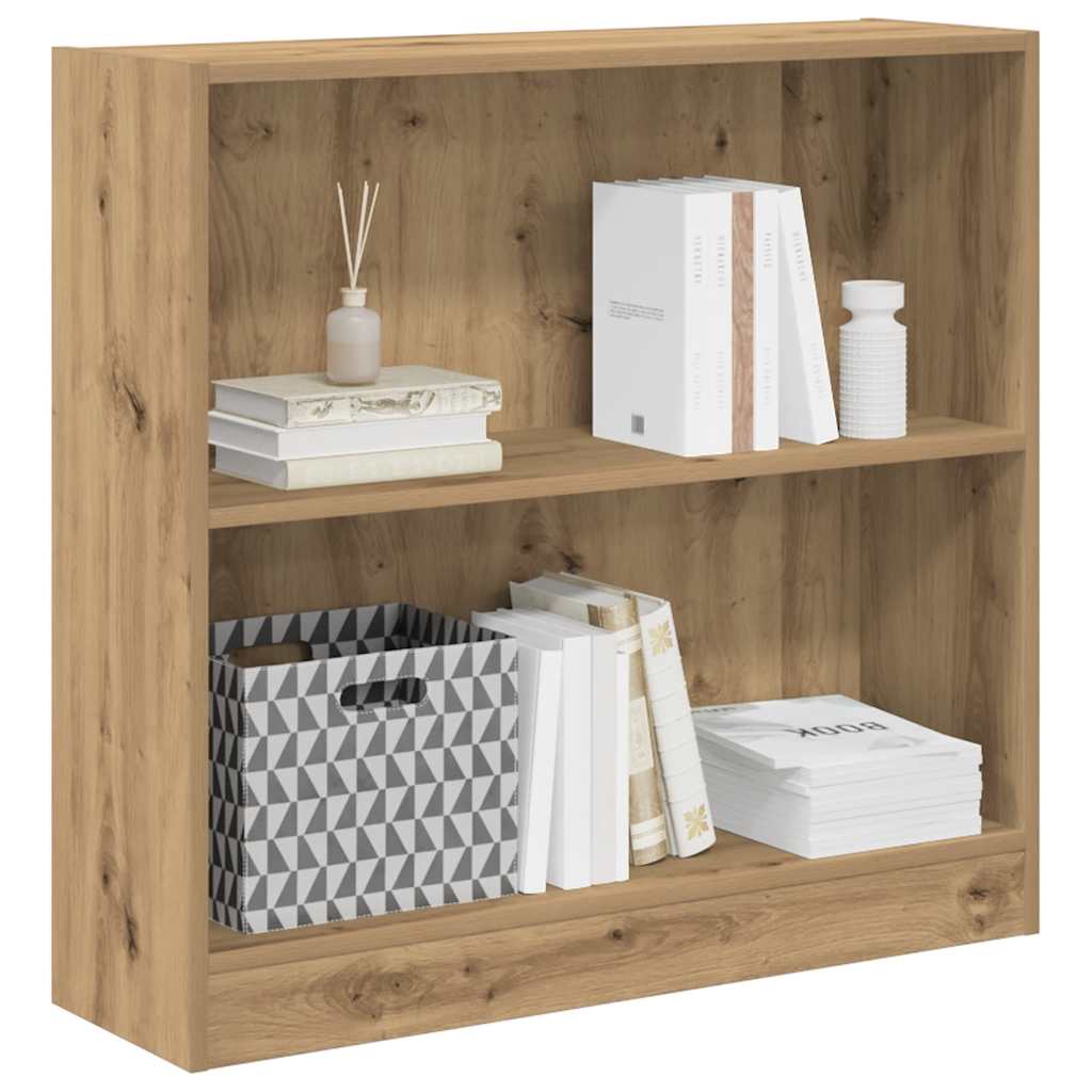 Bokhylle artisan eik 80x24x76 cm konstruert tre