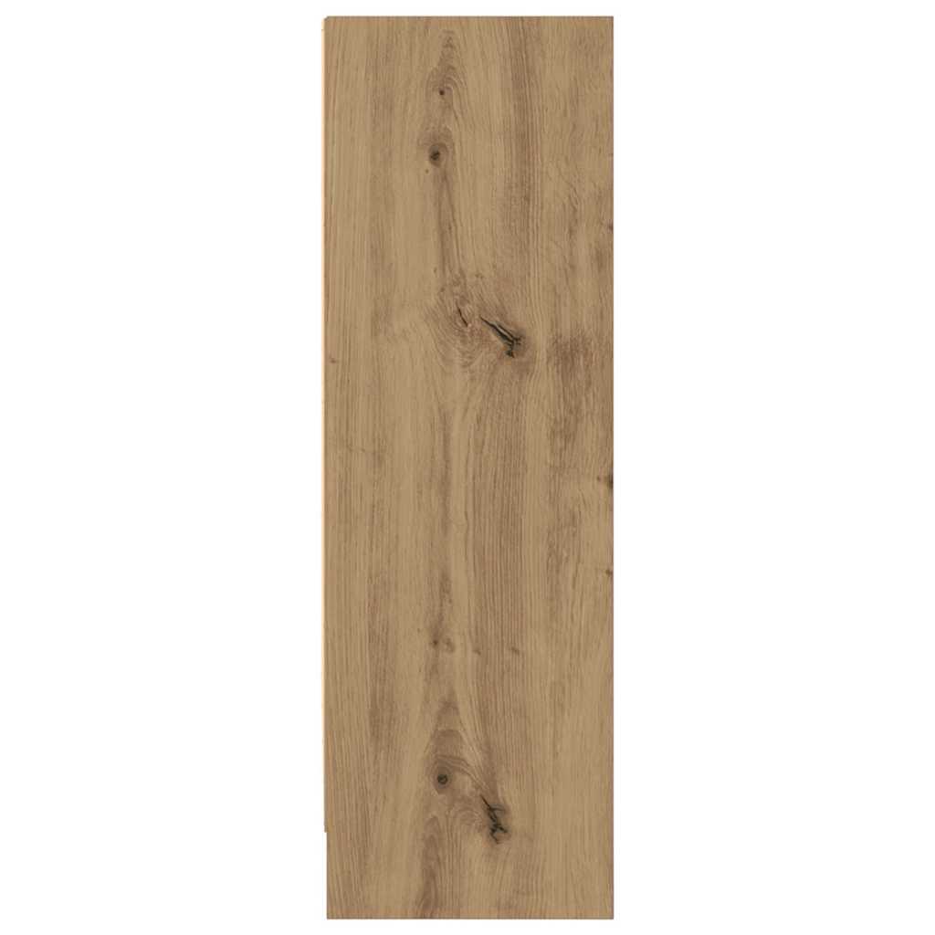 Bokhylle artisan eik 80x24x76 cm konstruert tre