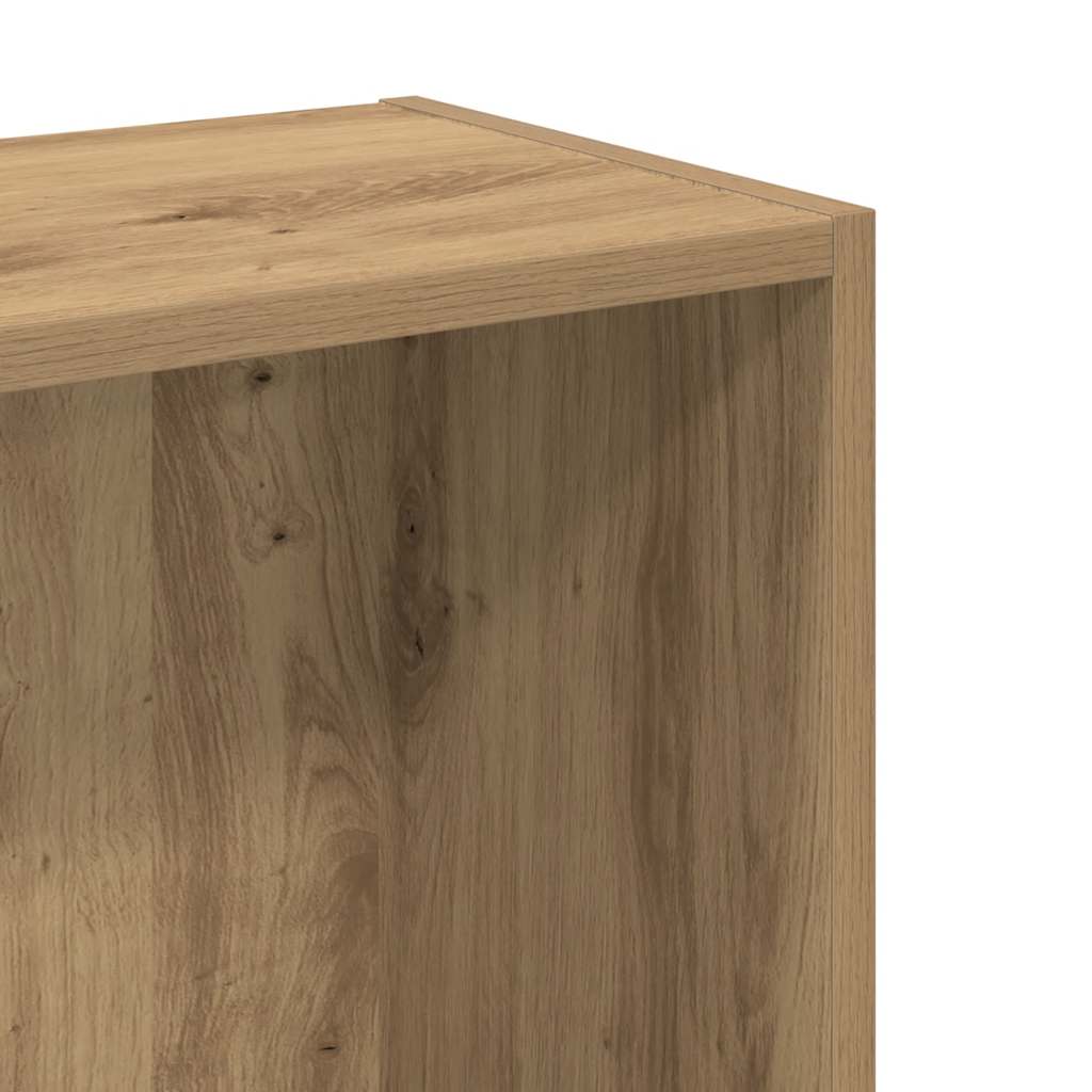 Bokhylle artisan eik 80x24x76 cm konstruert tre