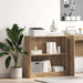 Bokhylle artisan eik 80x24x76 cm konstruert tre