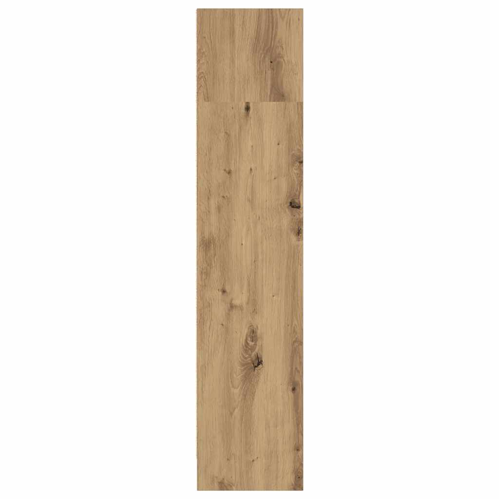 Bokhylle artisan eik 80x24x109 cm konstruert tre