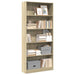 Bokhylle Sonoma eik 80x24x176 cm konstruert tre