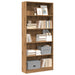 Bokhylle artisan eik 80x24x176 cm konstruert tre