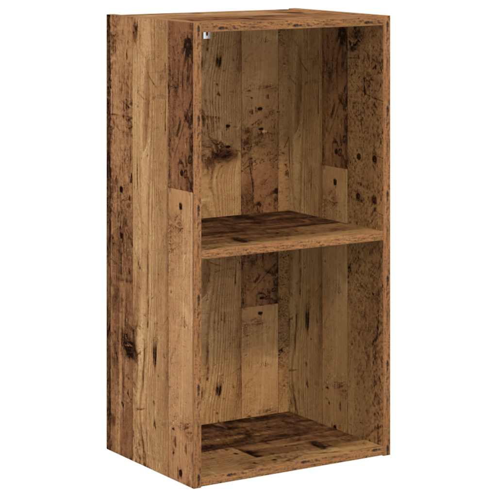 Bokhylle gammelt tre 40x30x77 cm konstruert tre