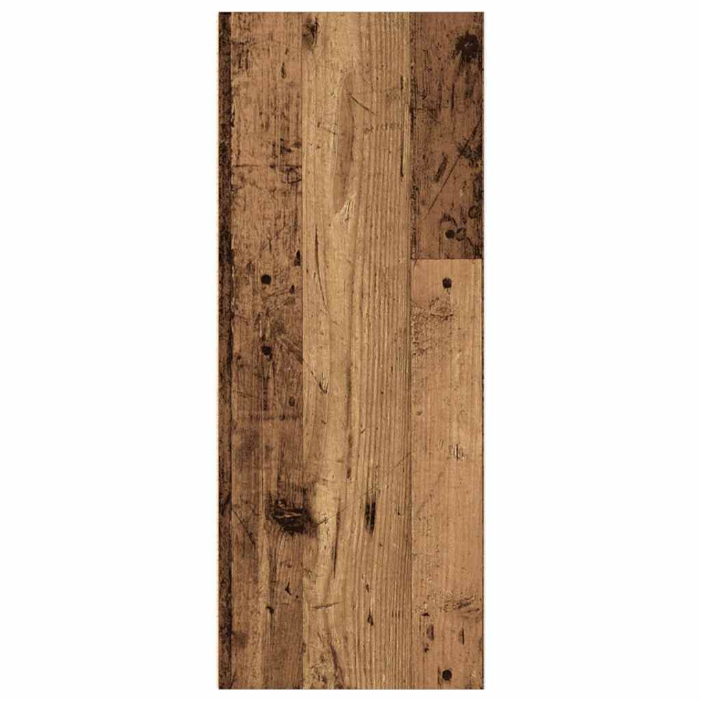 Bokhylle gammelt tre 40x30x77 cm konstruert tre