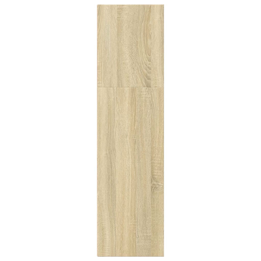 Bokhylle sonoma eik 40x30x114 cm konstruert tre
