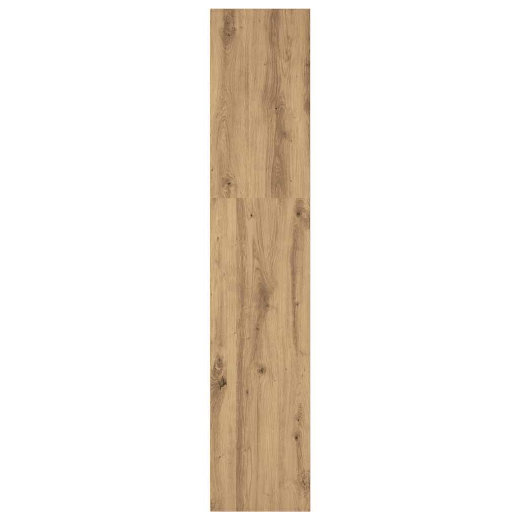 Bokhylle artisan eik 40x30x152 cm konstruert tre
