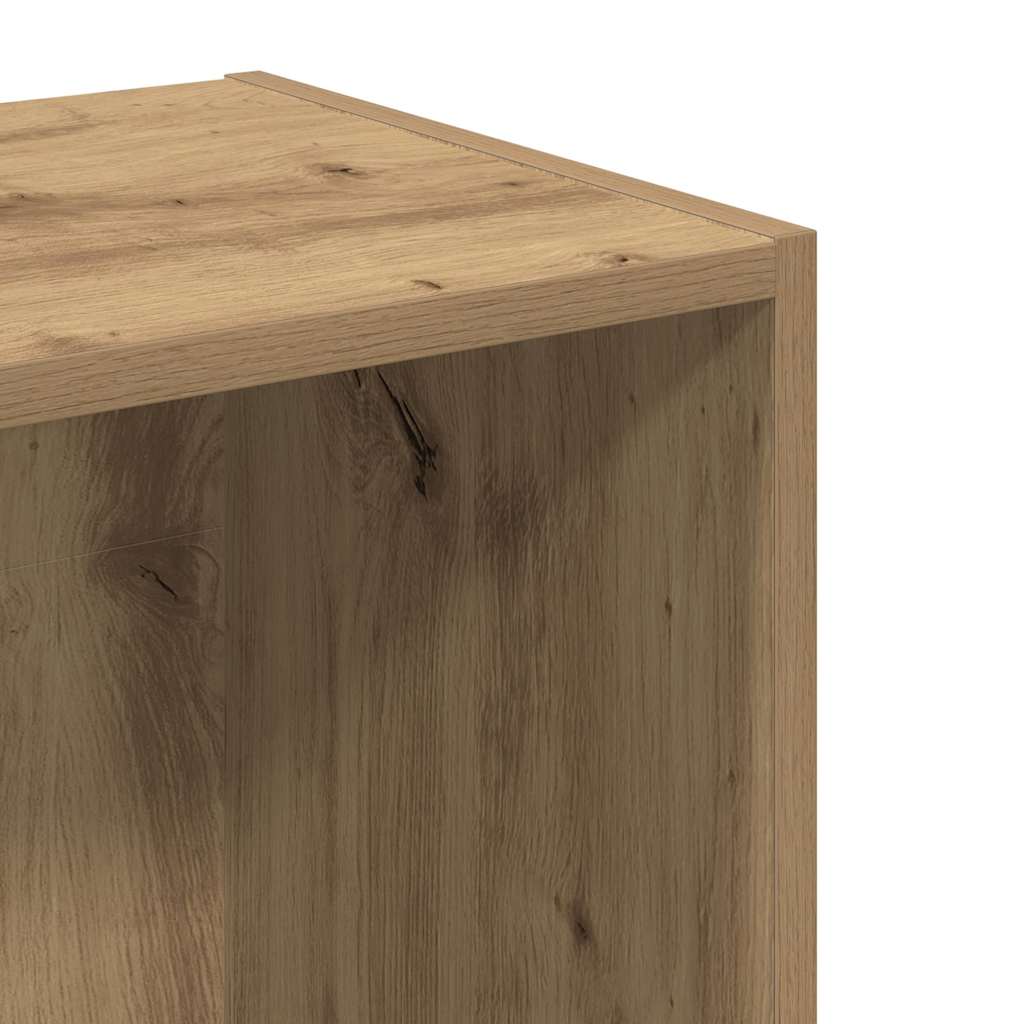 Bokhylle artisan eik 40x30x152 cm konstruert tre
