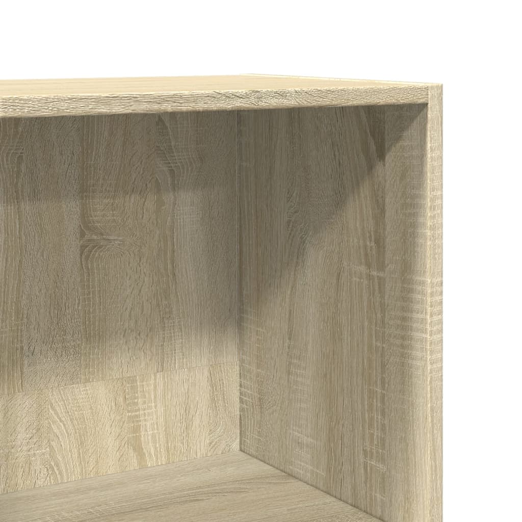 Bokhylle sonoma eik 40x30x189 cm konstruert tre