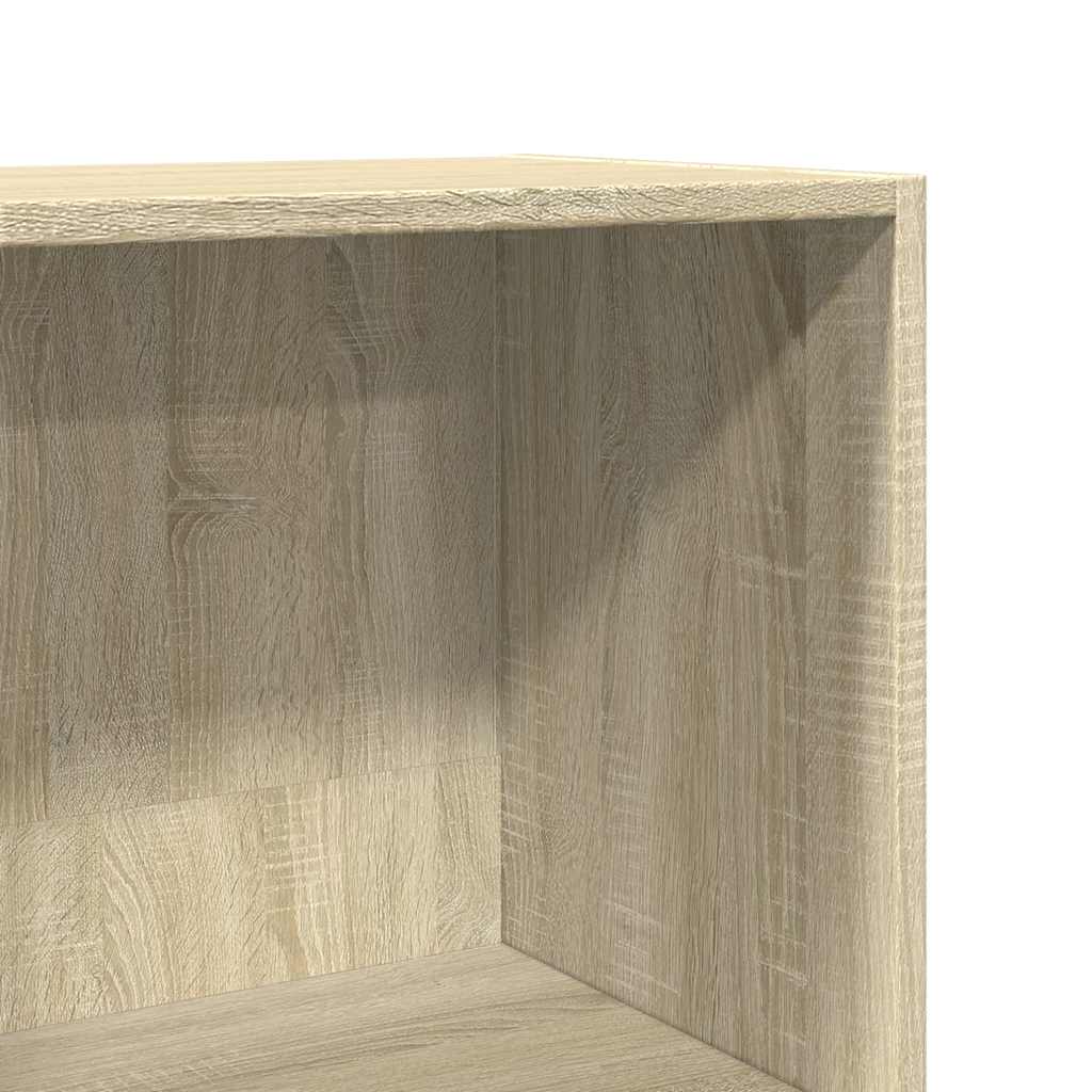 Bokhylle sonoma eik 60x30x114 cm konstruert tre
