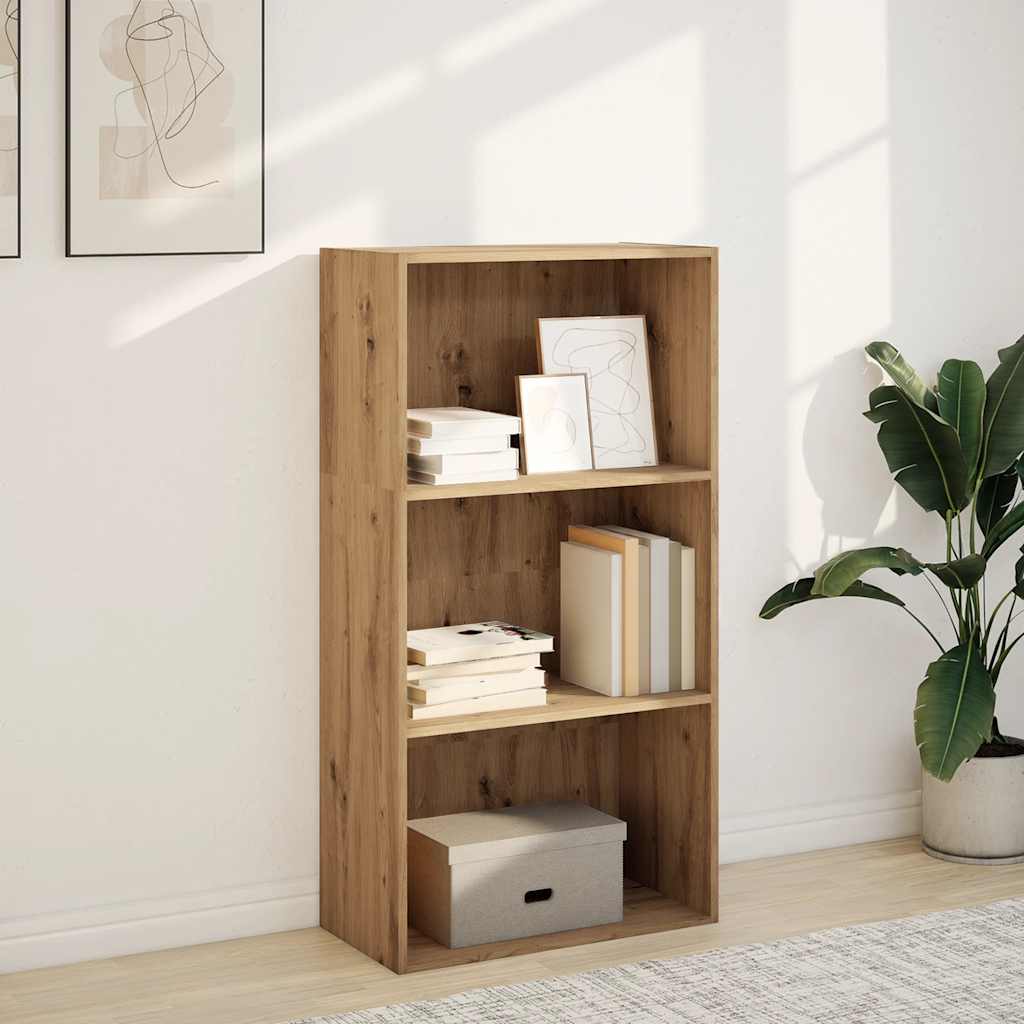 Bokhylle artisan eik 60x30x114 cm konstruert tre