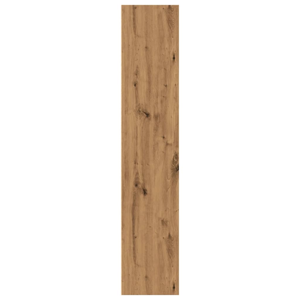 Bokhylle artisan eik 60x30x152 cm konstruert tre