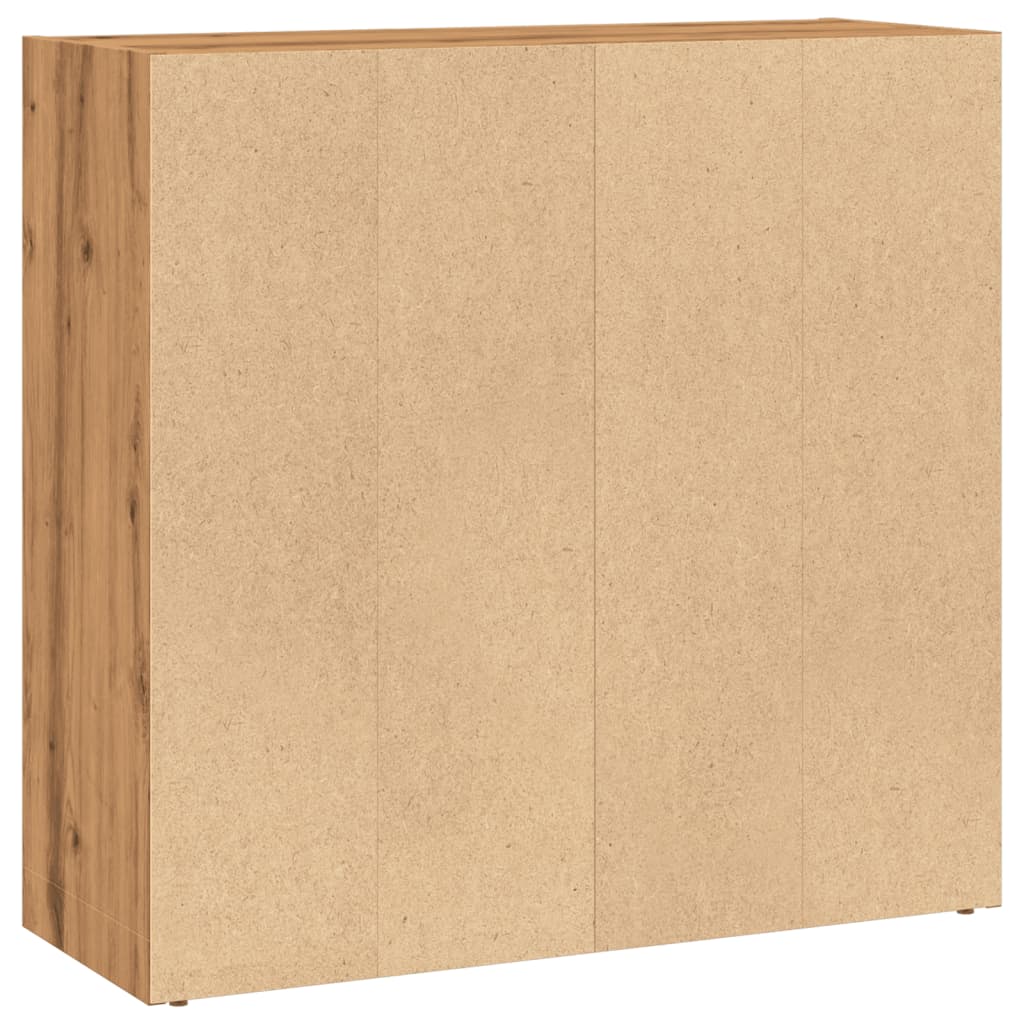 Bokhylle artisan eik 80x30x77 cm konstruert tre