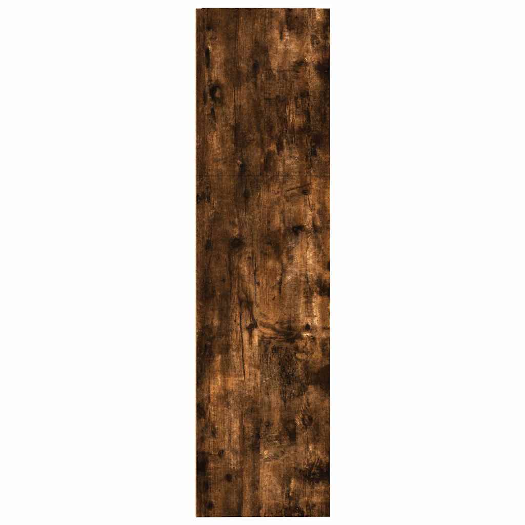 Bokhylle røkt eik 80x30x114 cm konstruert tre