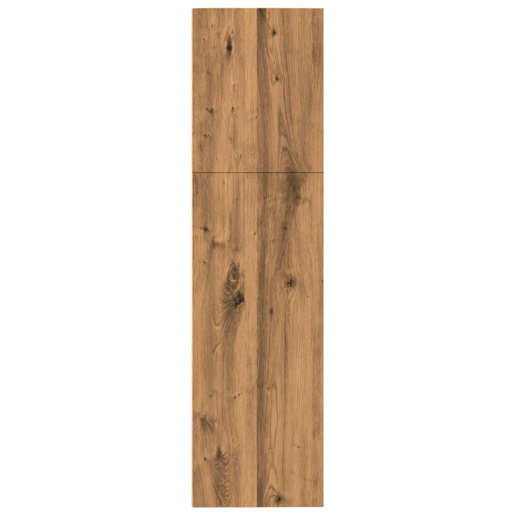 Bokhylle artisan eik 80x30x114 cm konstruert tre
