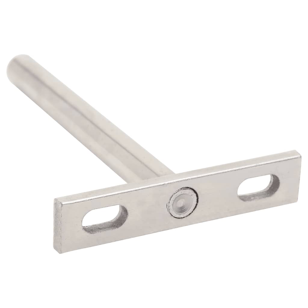 Flytende hyllebraketter 12stk usynlig Ø10x100 mm karbonstål vidaXL