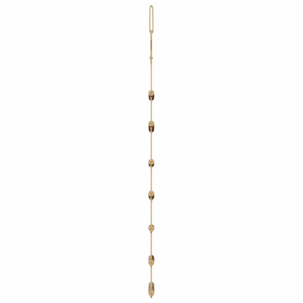 Hengende juletrær med toppstjerner 2 stk 42x90 cm naturlig gren