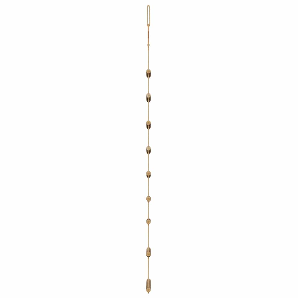 Hengende juletrær med toppstjerner 2 stk 55x120 cm naturlig gren