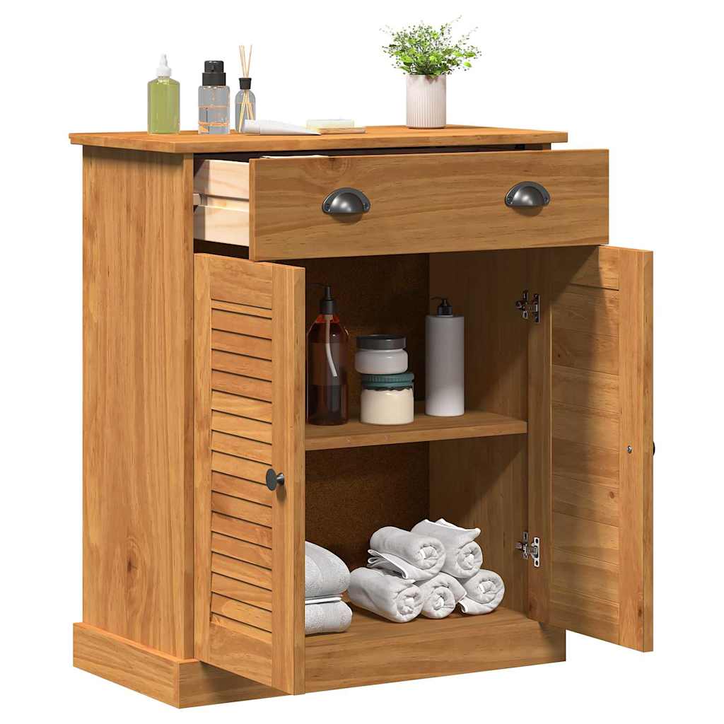 Baderomsskap med hylle VIGO Brun og Honningbrun 68 x 34 x 80 cm