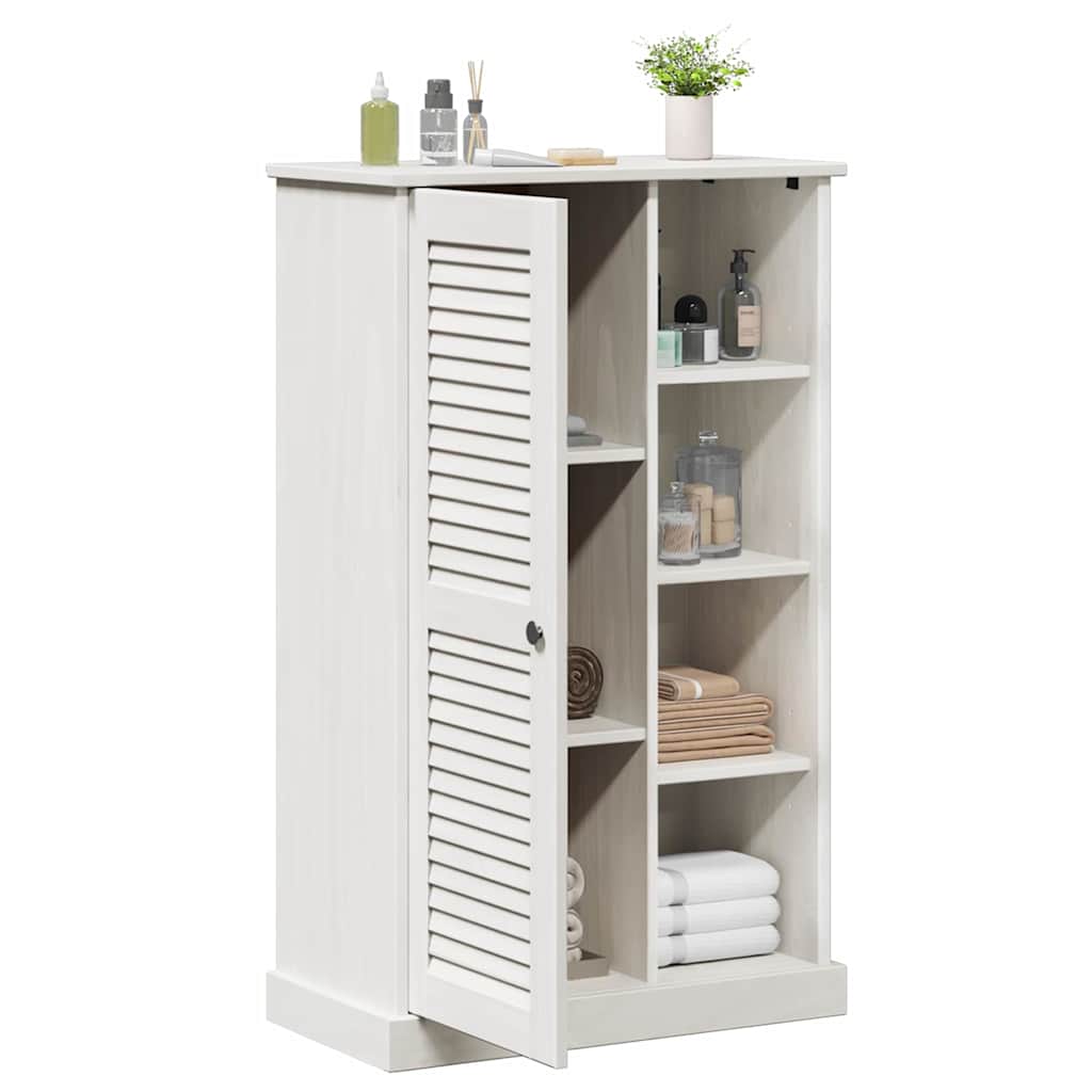 Baderomsskap VIGO Hvit 67,5 x 34 x 110 cm Heltre furu