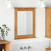 Speil med speil VIGO Honning brun 55,5 x 5 x 70 cm Heltre furu