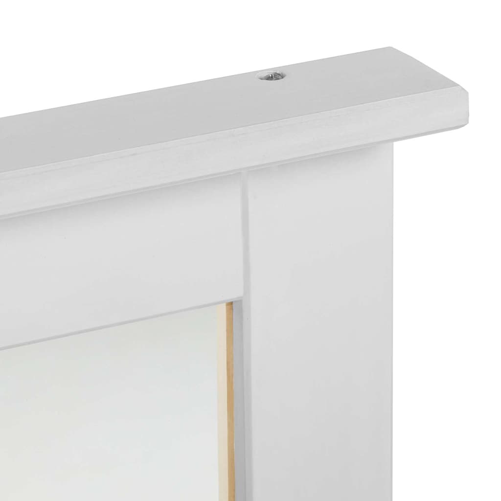 Speil Rektangulær VIGO Antikk hvit 55,5 x 5 x 70 cm Heltre furu