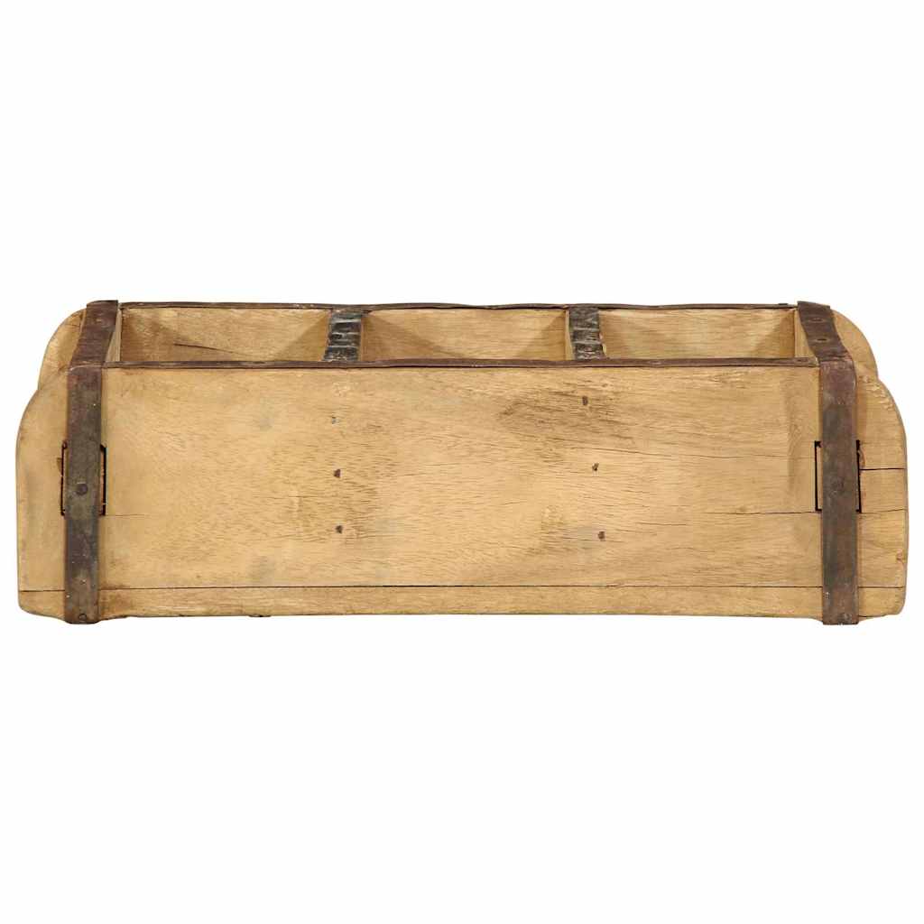Brett med lagring 4 pcs Brun 30 x 14 x 9 cm Massiv Reclaim Tre