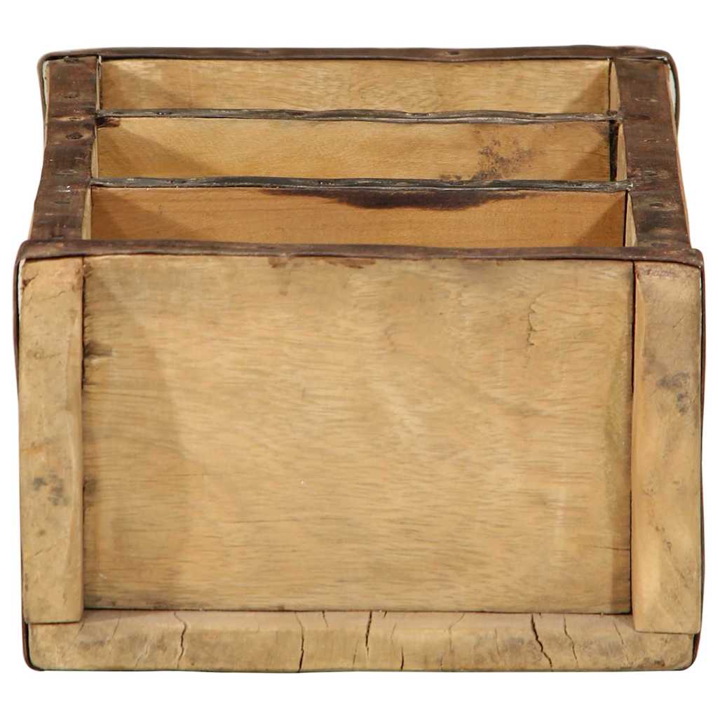 Brett med lagring 4 pcs Brun 30 x 14 x 9 cm Massiv Reclaim Tre