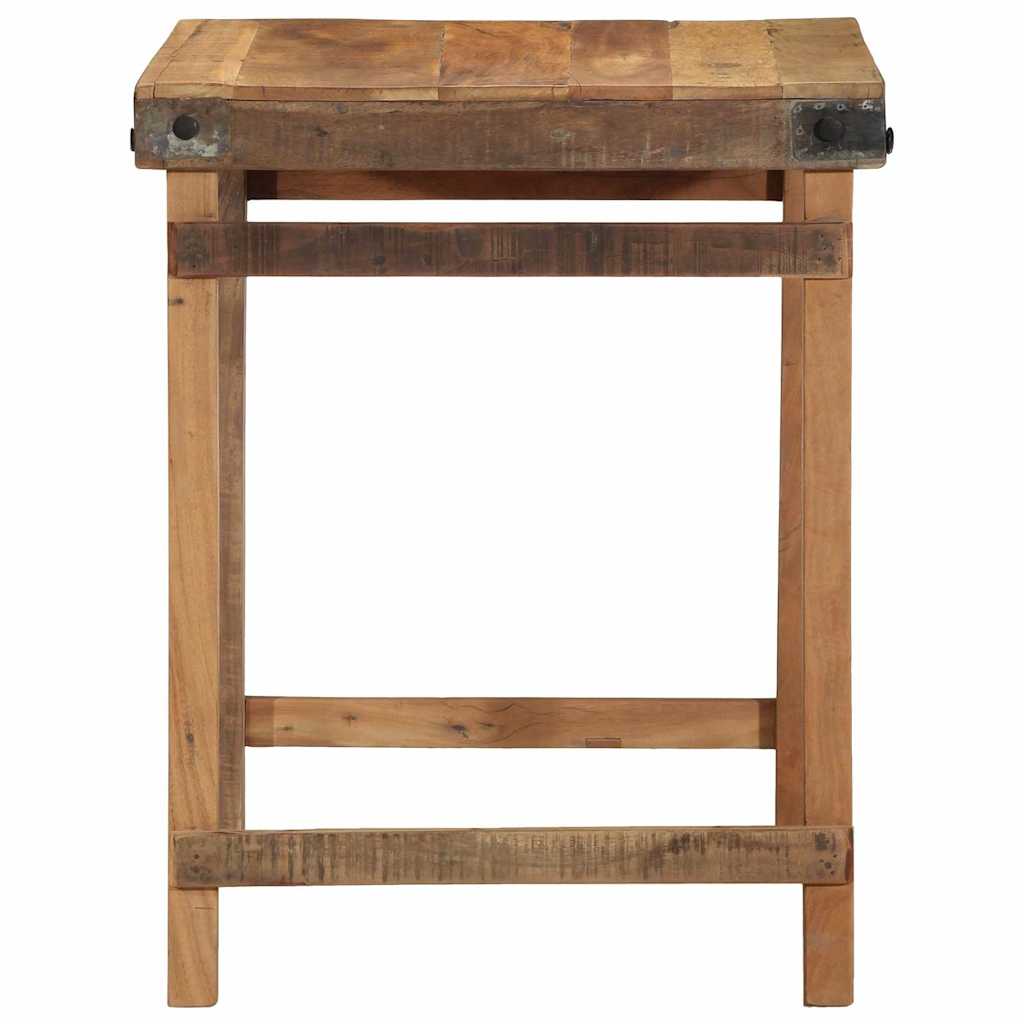 Spisebord Brun 60 x 55 x 76 cm gjenvunnet heltre