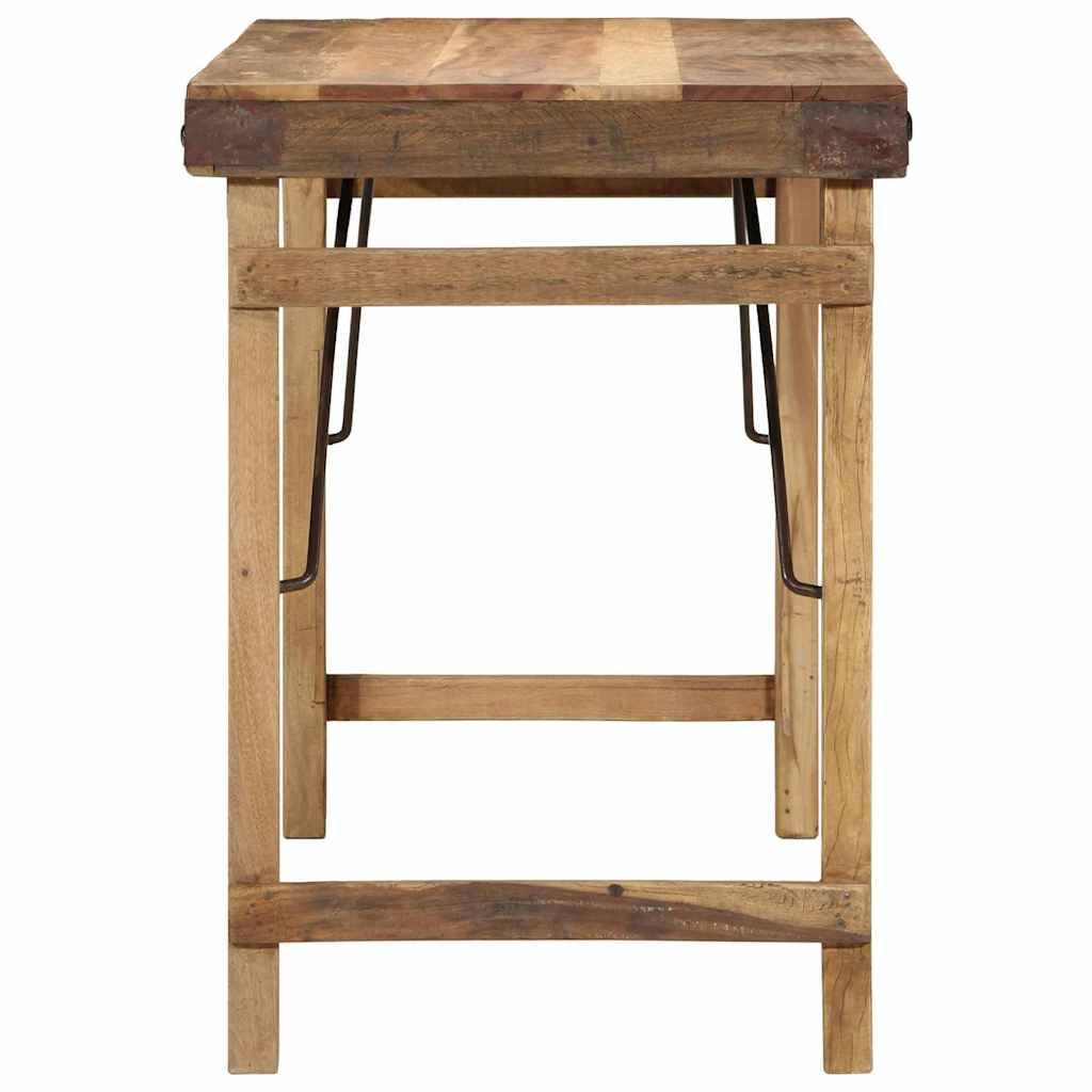 Spisebord Brun 110 x 55 x 76 cm gjenvunnet heltre