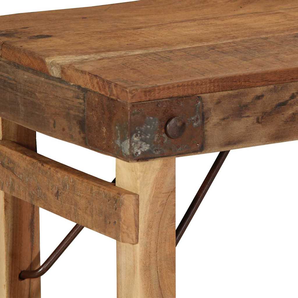 benk Naturlig 110 x 35 x 46 cm Gjenbrukt Gammel Tre