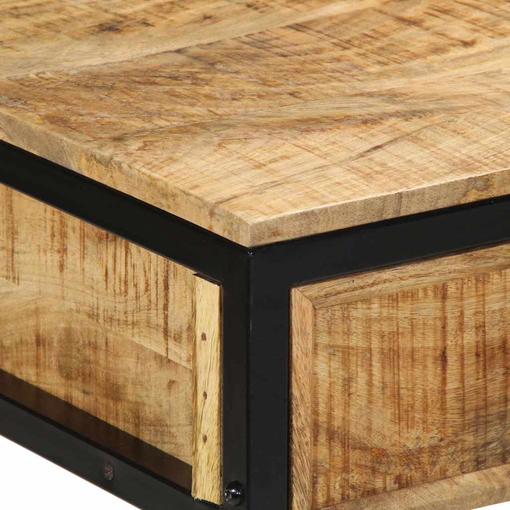 Skrivebord Brun 105 x 50 x 75 cm Solid mango tre og metall