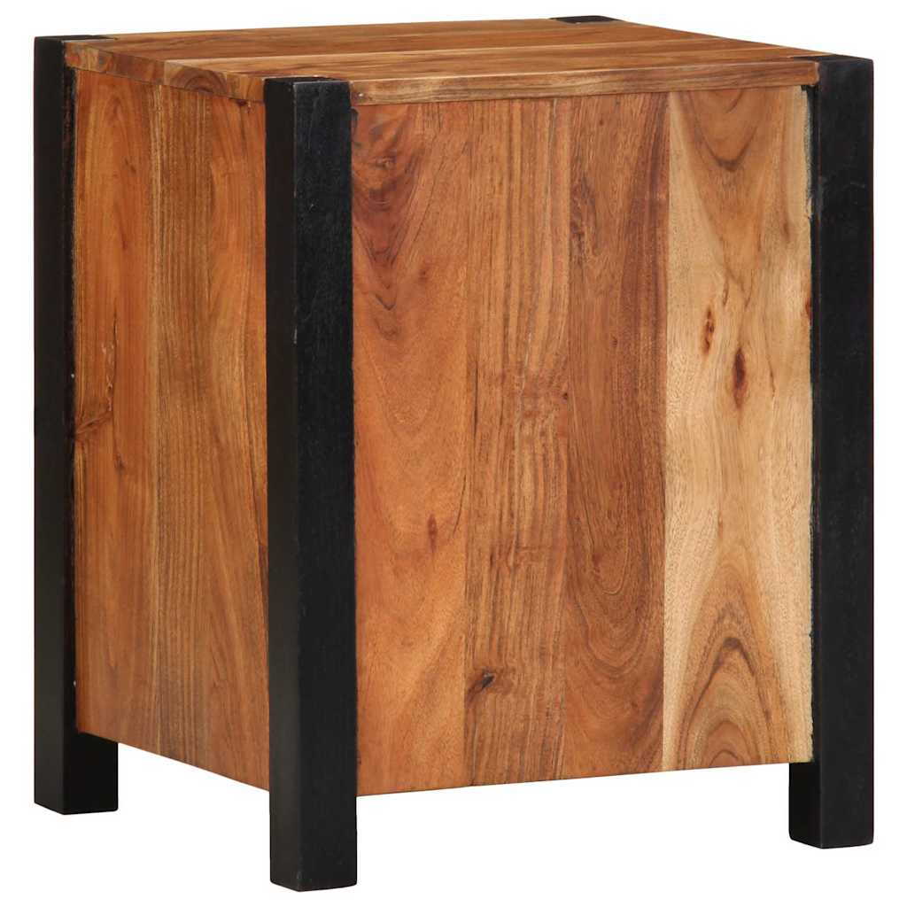 Nattbordskap Brun 40 x 35 x 50 cm Solid akasietre