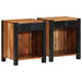 Nattbordskap 2 pcs Brun 40 x 35 x 50 cm Solid akasietre