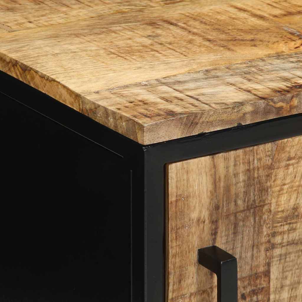 Nattbordskap 2 pcs Brunt og svart 30 x 30 x 40 cm