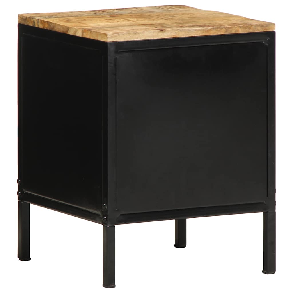 Nattbordskap 2 pcs Brun og svart 30 x 30 x 40 cm