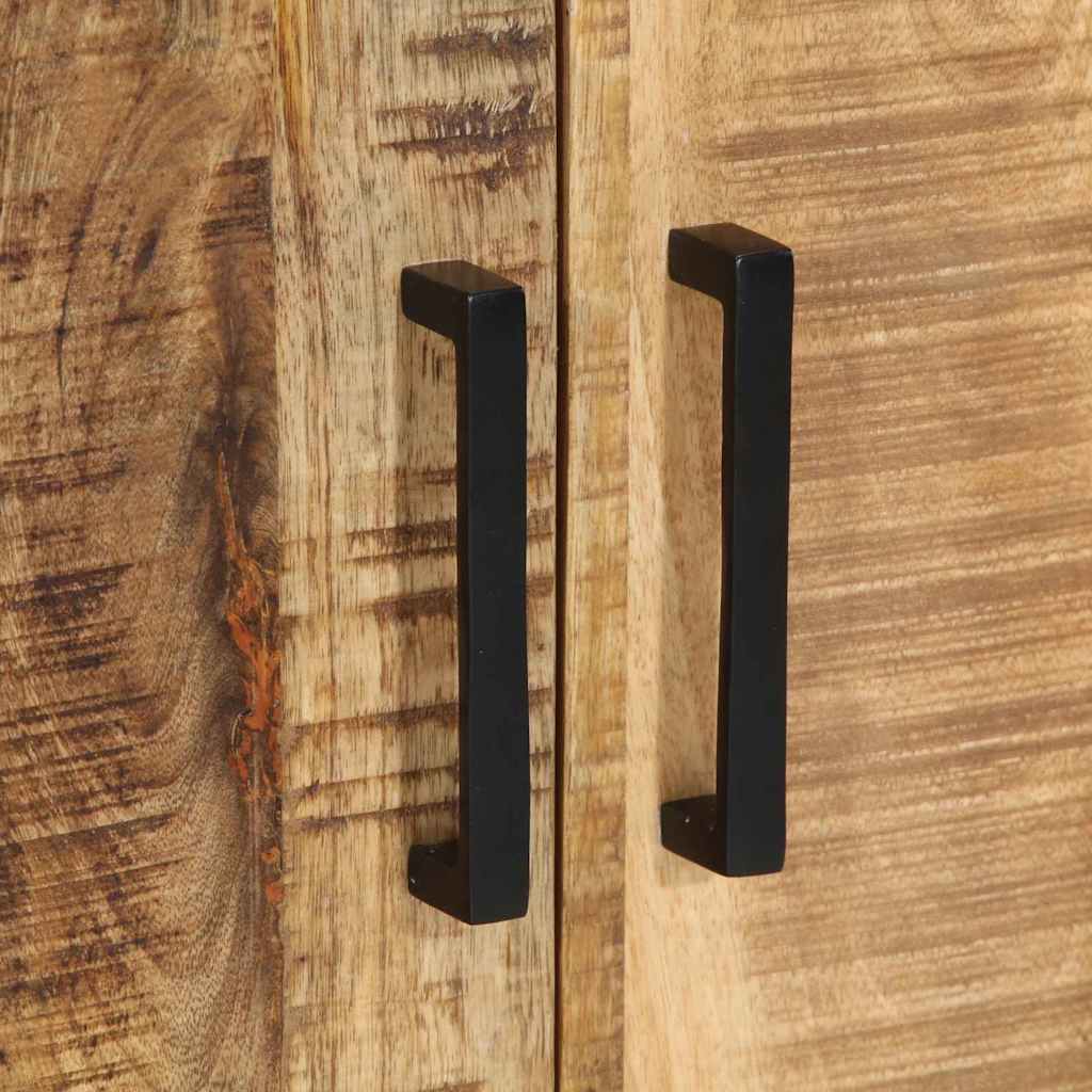 Nattbordskap Brunt og svart 50 x 30 x 45 cm heltre mango