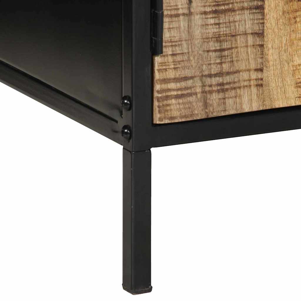 Nattbordskap 2 pcs Brun og svart 50 x 30 x 45 cm