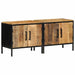 Nattbordskap 2 pcs Brun og svart 50 x 30 x 45 cm
