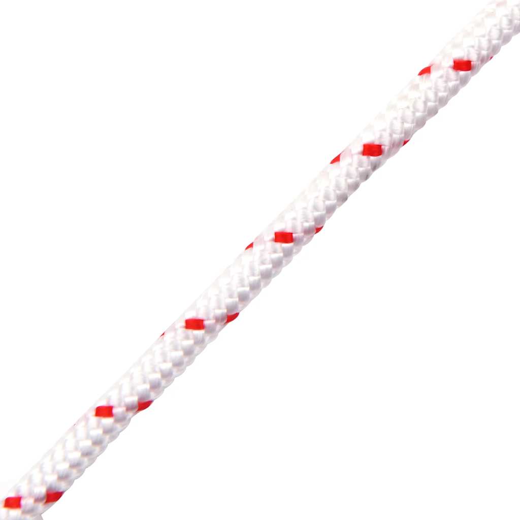 Startsnoren hvit og rød Ø3 mm 10 m nylon