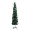 Kunstig slankt juletre med 150 LED 150 cm