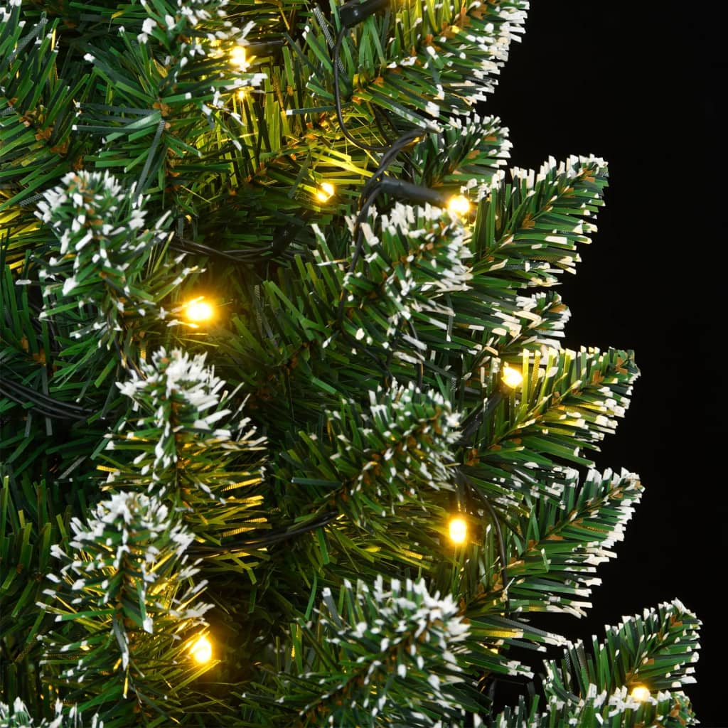 Kunstig slankt juletre med 150 LED 150 cm