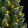 Kunstig slankt juletre med 150 LED 150 cm