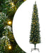 Kunstig slankt juletre 300 LED 210 cm