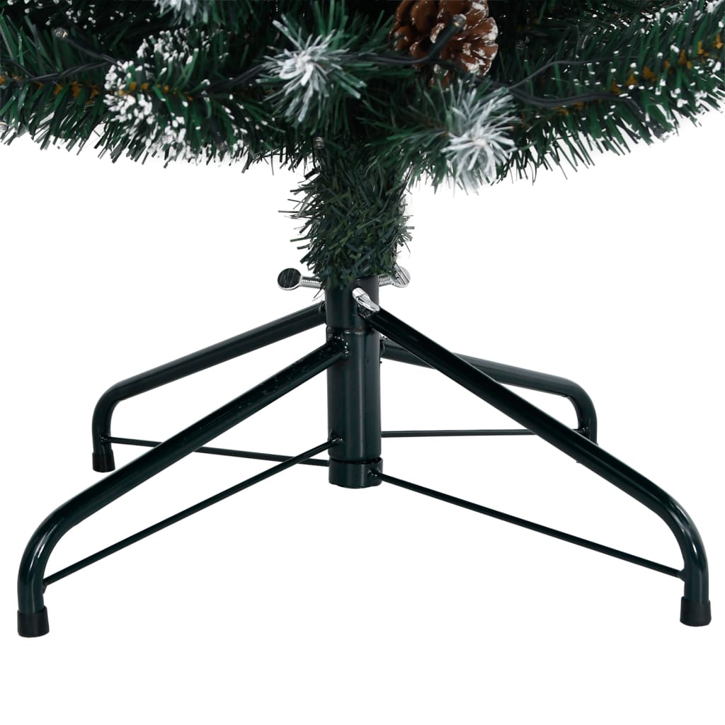 Kunstig slankt juletre med 150 LED 120 cm