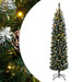 Kunstig slankt juletre 300 LED 180 cm